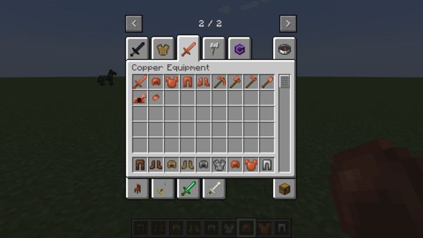 Мод Copper Equipment 1.17.1 (экипировка из меди) 2 Мод Copper Equipment 1.17.1 (экипировка из меди)