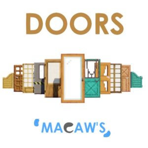 Мод Macaw's Doors 1.20.4, 1.19.4, 1.18.2, 1.17.1, 1.16.5, 1.15.2, 1.12.2