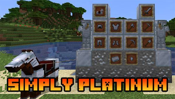 Мод Simply Platinum 1.17.1, 1.16.5, 1.15.2, 1.12.2