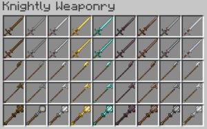 Мод Epic Knights Armor and Weapons 1.16.5