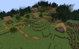 Зомби-деревня, портал и шахта 1.17.1, 1.16.5 Зомби-деревня, портал и шахта 1.17.1, 1.16.5