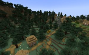 Зомби-деревня, портал и шахта 1.17.1, 1.16.5 Зомби-деревня, портал и шахта 1.17.1, 1.16.5