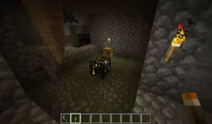 Портал в нижний мир, шахта и спавнер 1.17.1