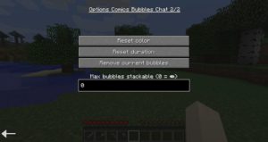 Мод Comics Bubbles Chat для Майнкрафт 1.12.2