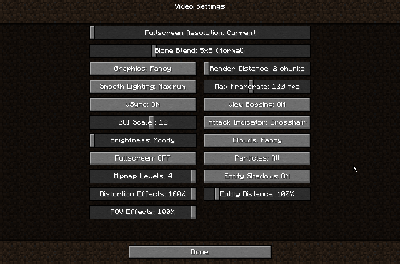 Мод Better GUI Scaling для Майнкрафт 1.17.1