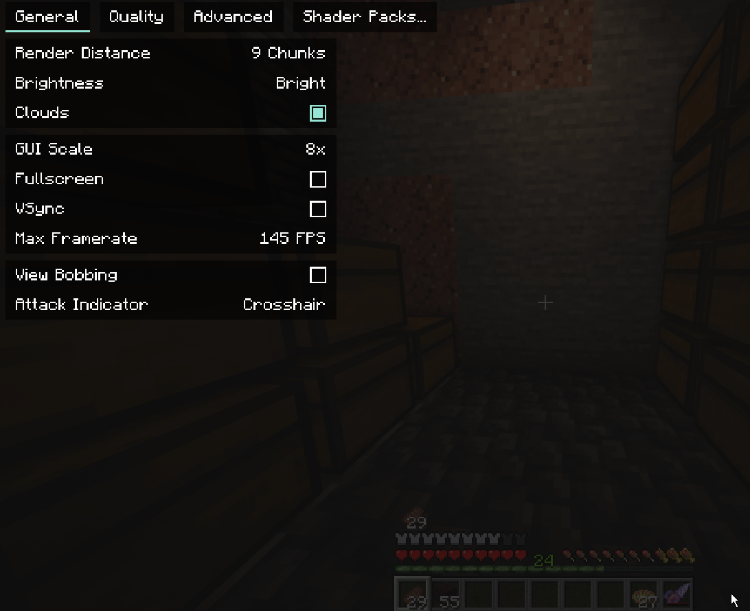 Мод Better GUI Scaling для Майнкрафт 1.17.1