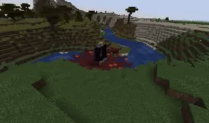 Портал в нижний мир, шахта и спавнер 1.17.1