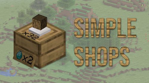 Мод Simple Shops 1.16.5 (блоки-магазины) Мод Simple Shops 1.16.5 (блоки-магазины)