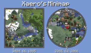 Мод Xaero’s Minimap 1.17.1, 1.16.5, 1.15.2, 1.12.2, 1.7.10