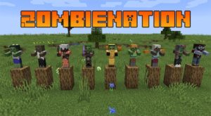 Мод Zombienation для Майнкрафт 1.16.5