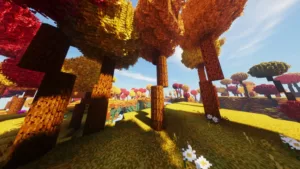 Текстур-пак на красивую листву 1.17.1, 1.16.5, 1.14.4