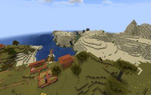 Богатая деревня в саванне и руины 1.17.1, 1.16.5 Богатая деревня в саванне и руины 1.17.1, 1.16.5