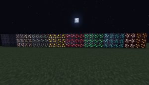 Текстур-пак New Emissive Ores 1.17.1