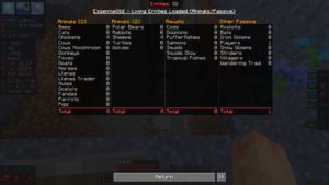 Мод EssentialGUI 1.17.1 (полезная информация)