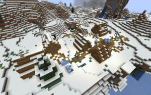 Необычный спавн под деревней и портал 1.17.1 Необычный спавн под деревней и портал 1.17.1