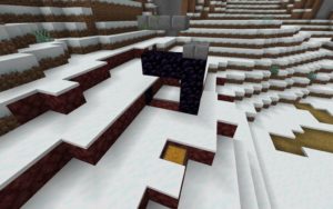 Необычный спавн под деревней и портал 1.17.1 Необычный спавн под деревней и портал 1.17.1