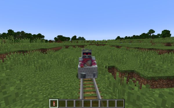 Мод Rocket Minecarts для Майнкрафт 1.17.1
