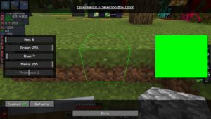 Мод EssentialGUI 1.17.1 (полезная информация)
