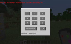 Мод Dimension Remote для Майнкрафт 1.16.5