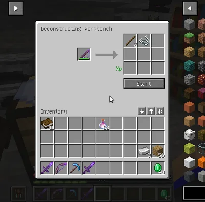 Мод Corail Deconstructing Table 1.17.1, 1.16.5