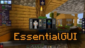 Мод EssentialGUI 1.17.1 (полезная информация)