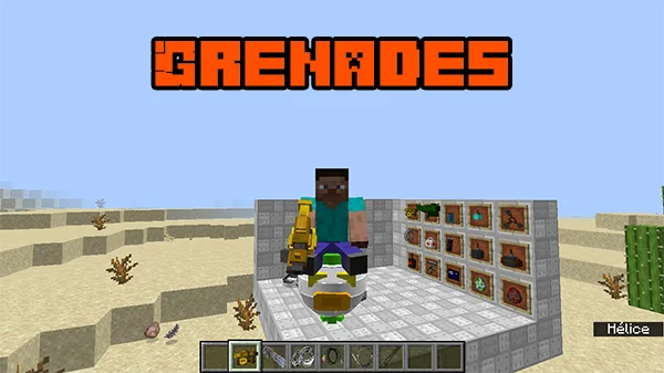 Мод Grenades для Майнкрафт 1.16.5 Мод Grenades для Майнкрафт 1.16.5