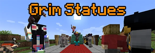 Мод Grim Statues 1.17.1 (создание статуй) Мод Grim Statues 1.17.1 (создание статуй)