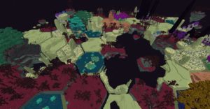 Мод HexLands II 1.17.1, 1.16.5 (мир из шестиугольников)