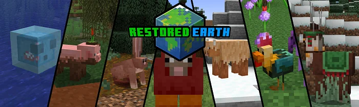 Мод Restored Earth 1.17.1, 1.16.5 Мод Restored Earth 1.17.1, 1.16.5