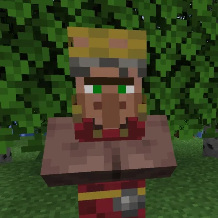 Мод The King of the Villagers 1.17.1, 1.16.5, 1.15.2 (короли в деревнях)