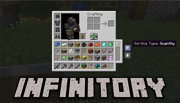 Мод Infinitory 1.17.1 (бесконечный инвентарь и стаки) Мод Infinitory 1.17.1 (бесконечный инвентарь и стаки)