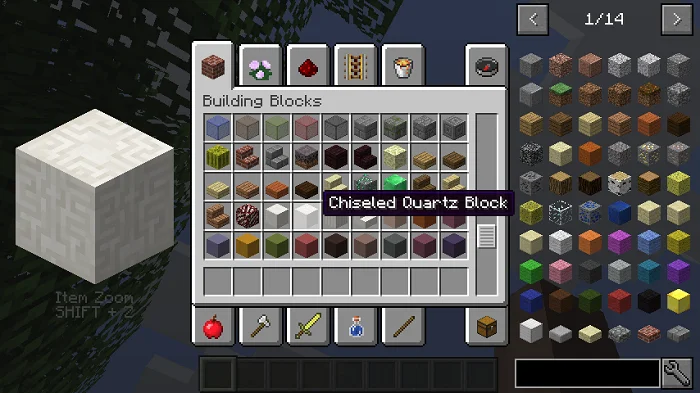 Мод ItemZoom 1.17.1, 1.16.5, 1.15.2, 1.12.2 1 Мод ItemZoom 1.17.1, 1.16.5, 1.15.2, 1.12.2