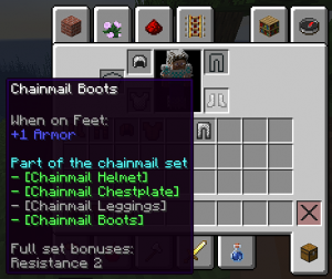 Armor Set Bonuses — бонусы за полный комплект брони