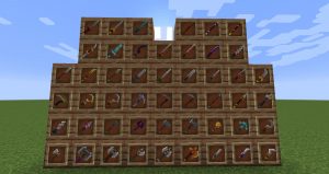 MC Dungeons Weaponry — новые виды оружия