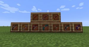 MC Dungeons Weaponry — новые виды оружия