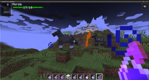 TslatEntityStatus: индикаторы здоровья и информация о мобах