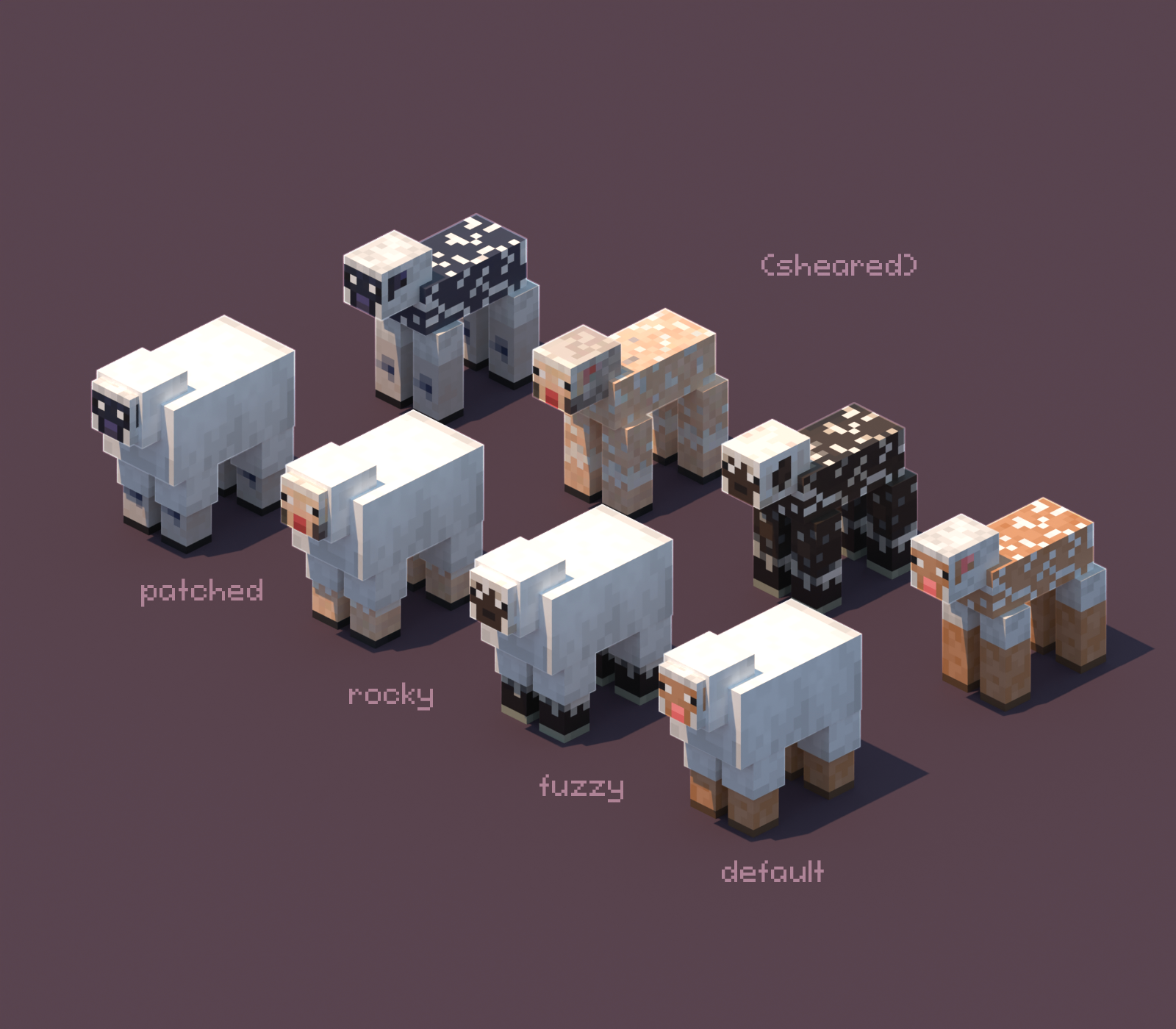 More Mob Variants - расширение мобильного мира Майнкрафта с уникальными существами More Mob Variants - расширение мобильного мира Майнкрафта с уникальными существами