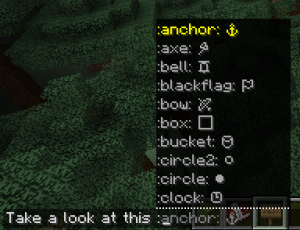 Emoji Type - смайлики и специальные символы в Minecraft