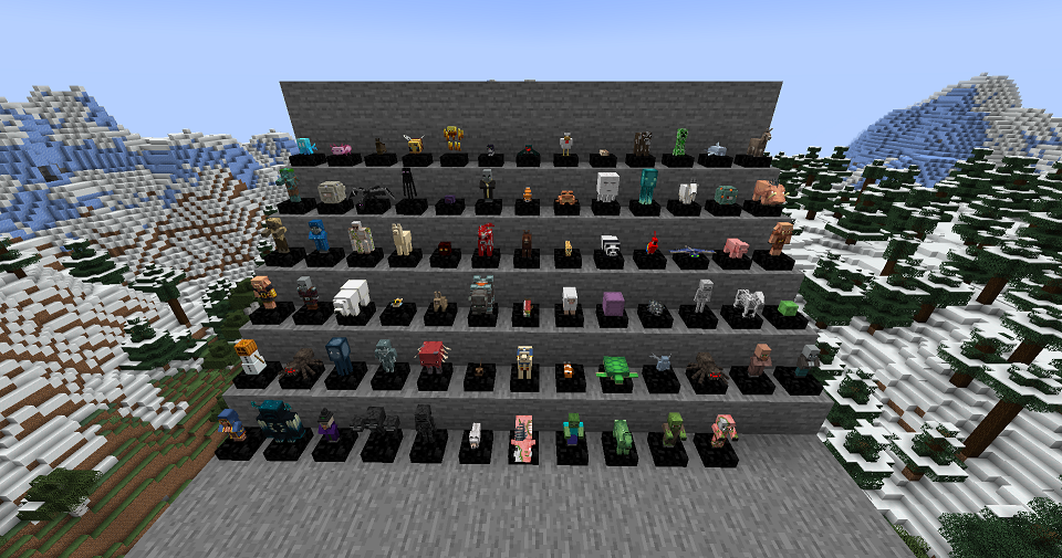 OpenBlocks Trophies: собирайте трофеи и украшайте мир