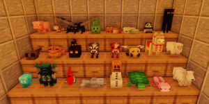 Plushie Mod: мягкие игрушки