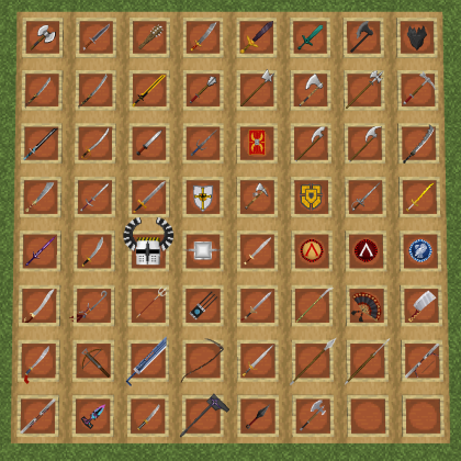 Some Items: переименованное оружие и щиты Some Items: переименованное оружие и щиты