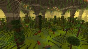 Alex's Caves: новые биомы и подземные хижины
