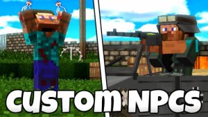 Мод Custom NPCs Reborn для Minecraft — торговцы, квесты и уникальные персонажи