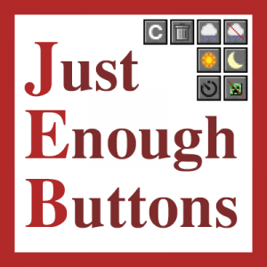 Мод Just Enough Buttons для Minecraft — управление временем, погодой и режимом